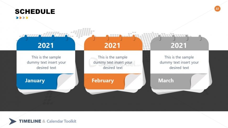PPT Schedule Design Timelines and Roadmap Toolkit