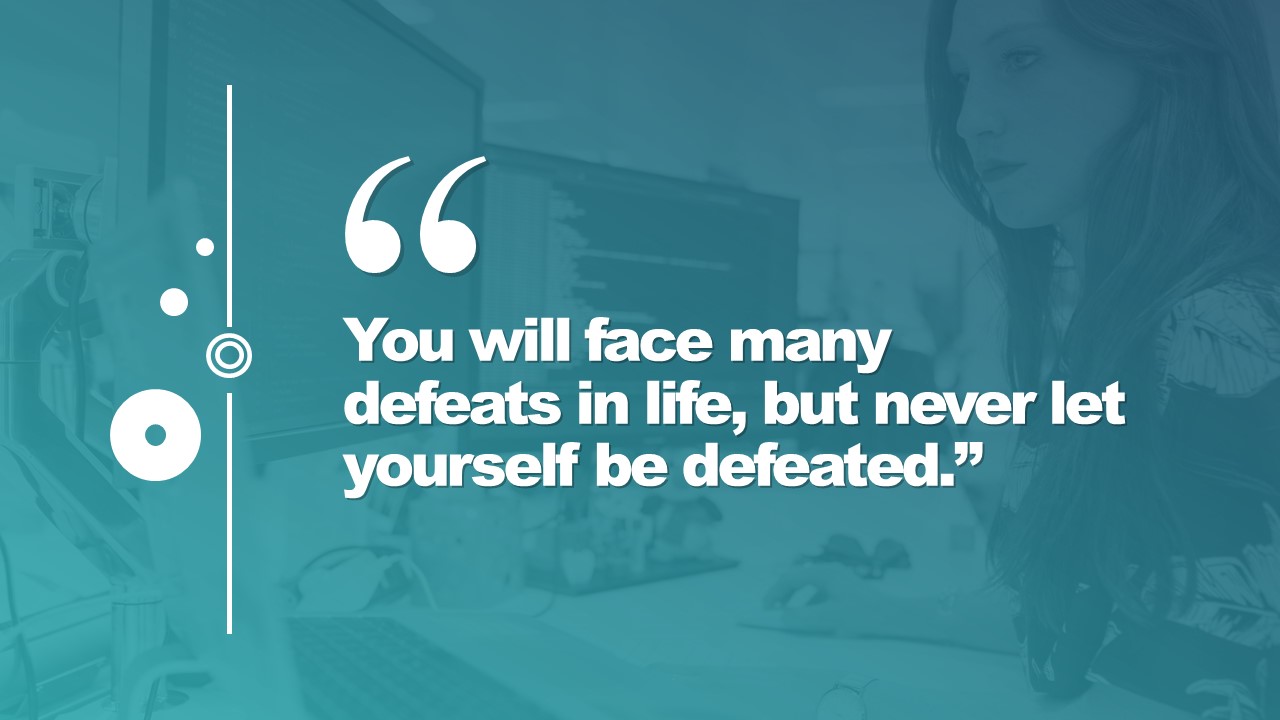 Influencer Template Quote Slide SlideModel Influencer Template Quote Slide SlideModel