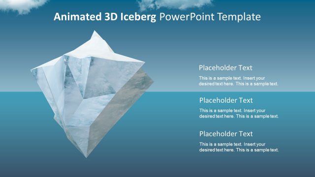 Animated 3D Iceberg PowerPoint Template