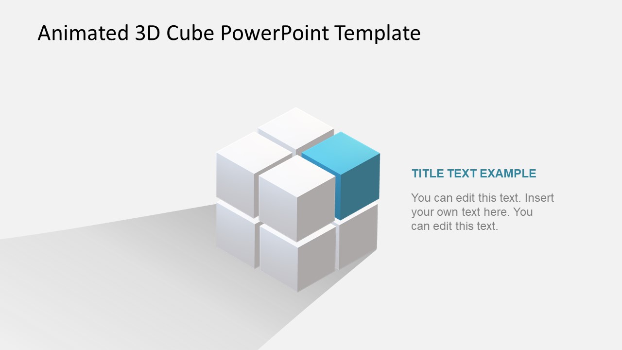 Animated 3D Color Cube