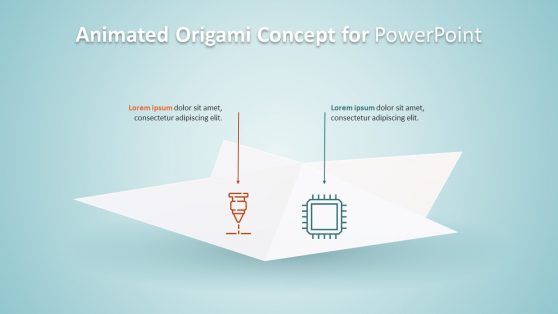 8 Steps Clip Art Representing Origami