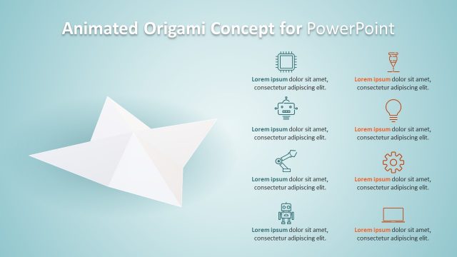 Origami Concept 3D Animated PowerPoint