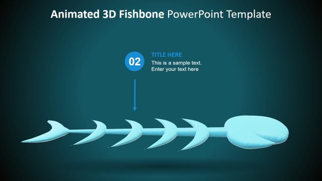 Animated PPT 3D Model Fishbone
