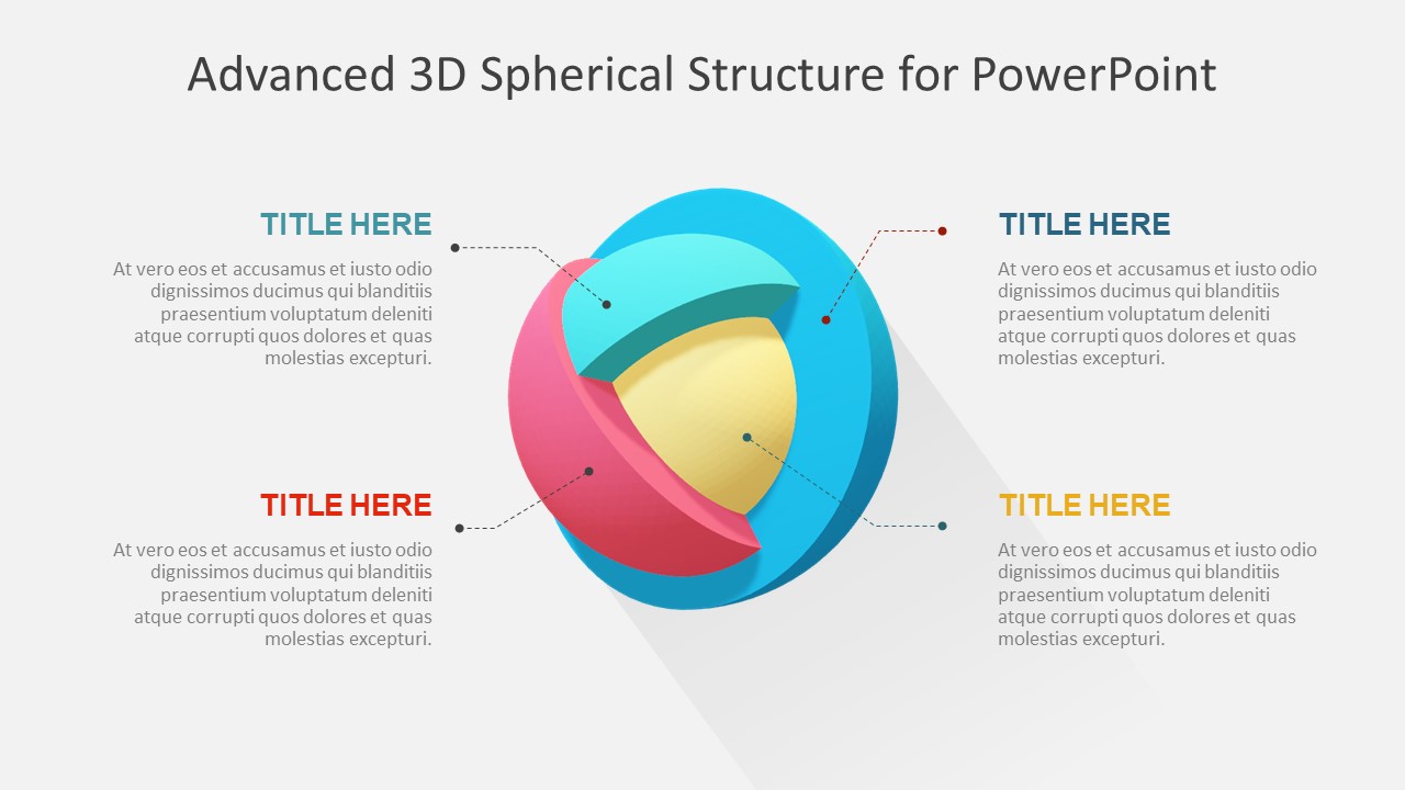 4 Steps of PowerPoint 3D Diagram