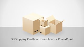 4 Cardboard Template of Couriers 