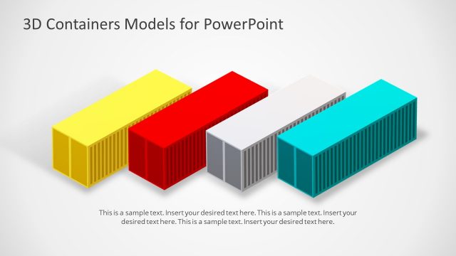 PowerPoint 3D Models of Containers