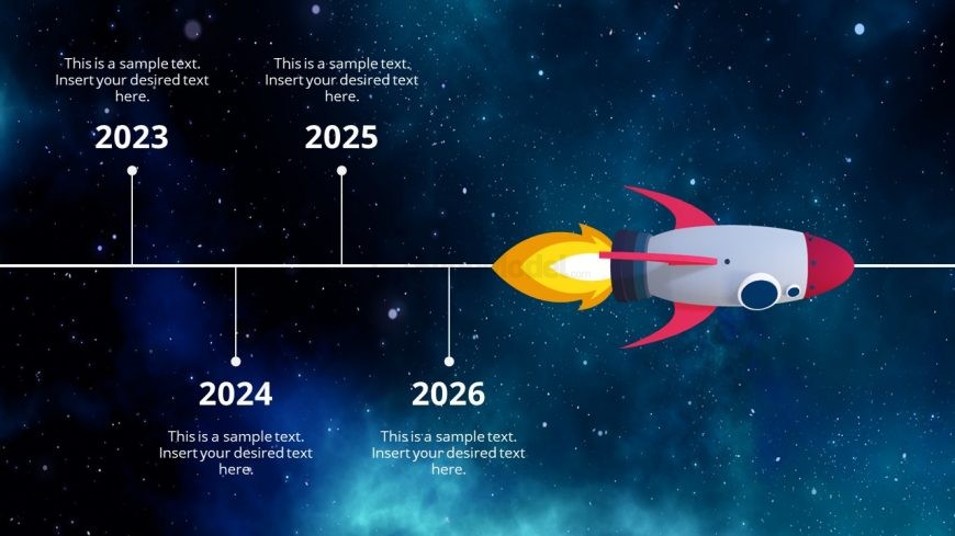 3D Presentation of Timeline Concept