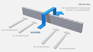 PowerPoint Arrow Design 3D Layout