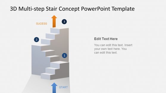 3D Object of Stairway