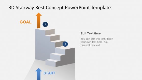 Template of 2 Level Stairs