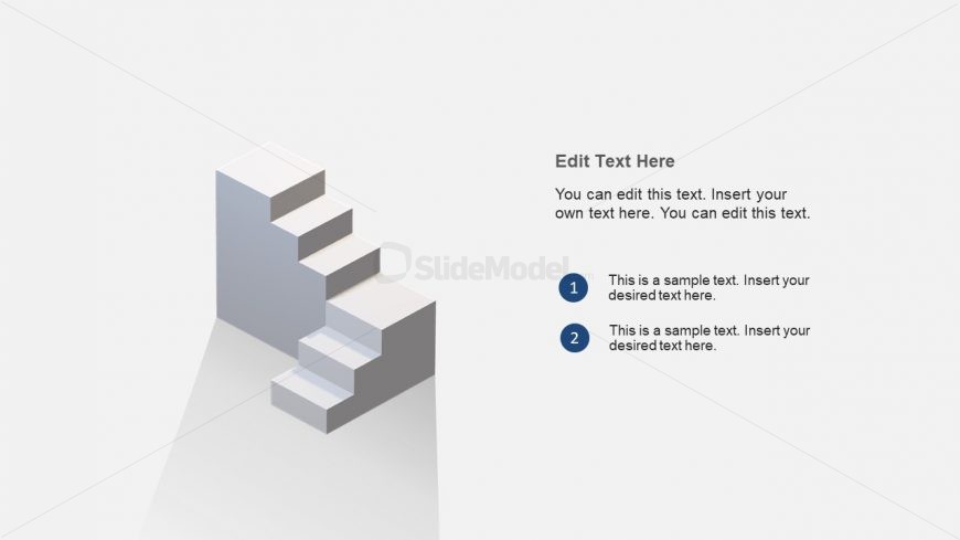 Presentation of Animated 2 Level Stairs