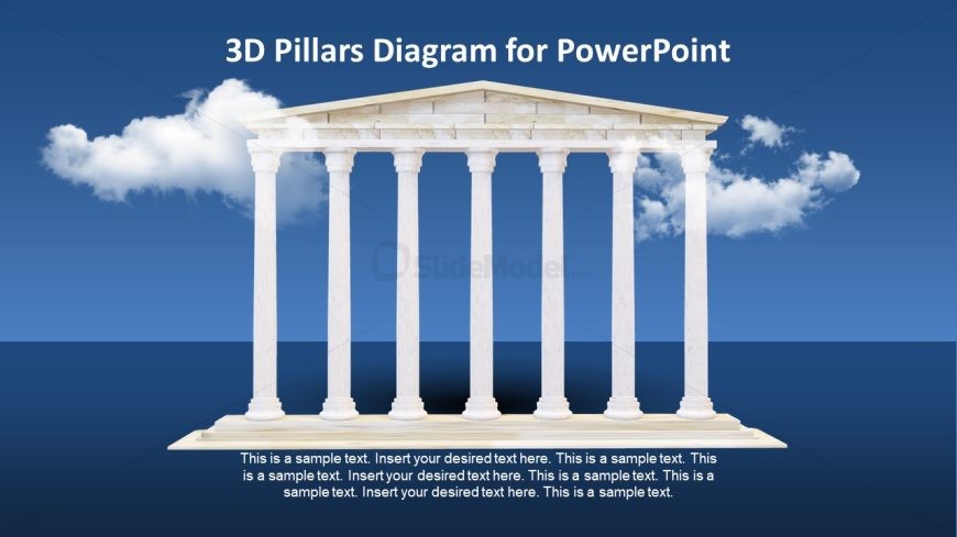 Customizable 3D Pillars Template
