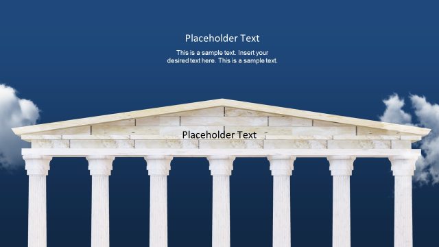 Animated 3D 7-Pillar PowerPoint Diagram
