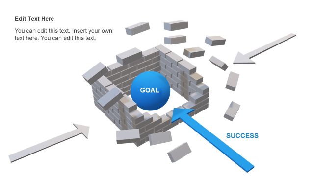 Wall Breaking 3D Model Template