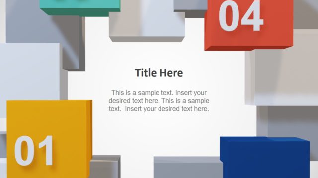 Animated 3D Squares PowerPoint