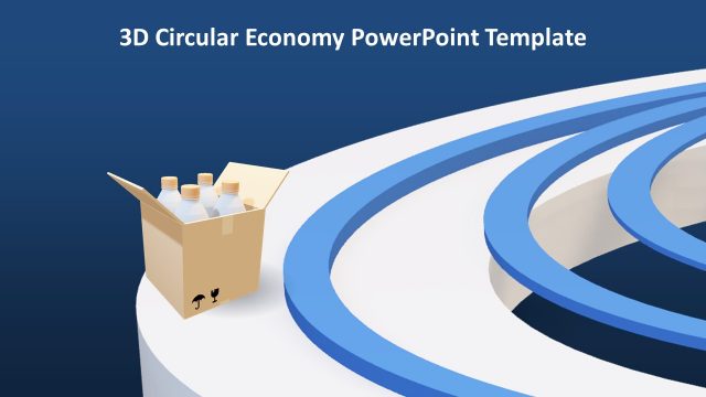 Circular Economy Concept PowerPoint Diagram