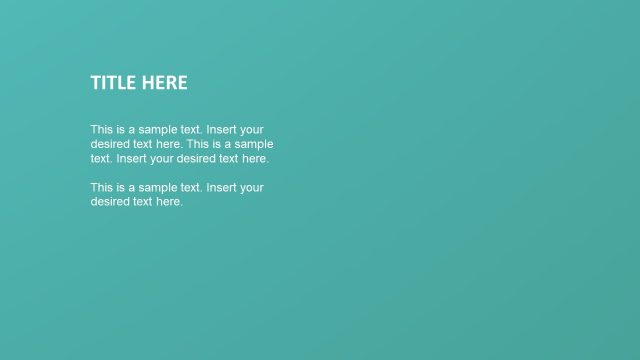 Animated Template Step 3 Simple Slide