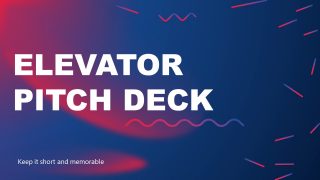 PowerPoint Elevators Pitch Gradient Background