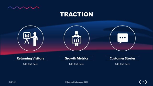 Gradient Elevator Pitch Traction Template