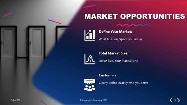 Gradient Elevator Pitch Market Opportunity Template