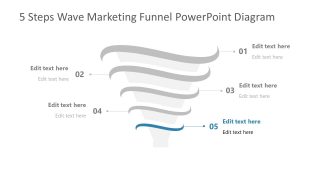 Step 5 of Marketing Funnel Template Diagram 