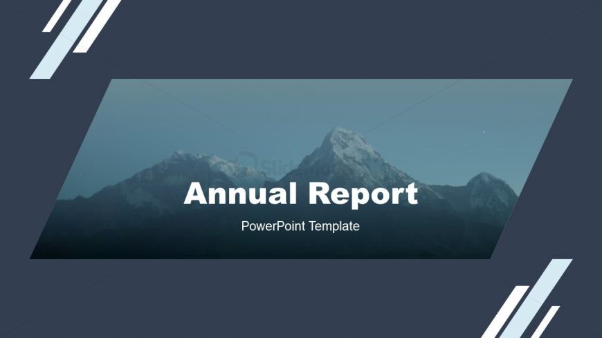 PowerPoint Corporate Annual Report Cover