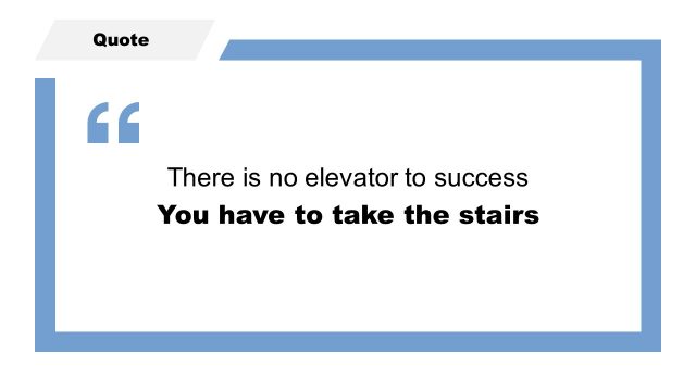 Quote Annual Report PowerPoint Slide