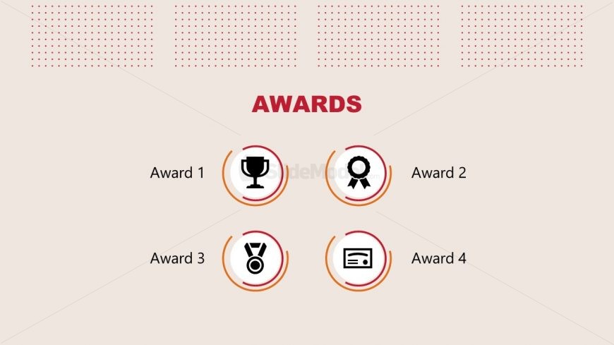 Slide of Curriculum Vitae Award Template