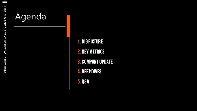 Agenda PowerPoint Corporate Board Deck