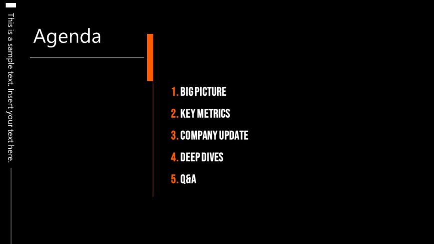 PPT Agenda Template for Corporate Board Meeting