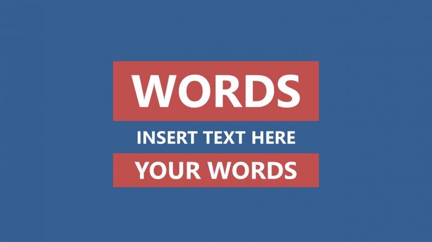 Banner Text Templates in PowerPoint