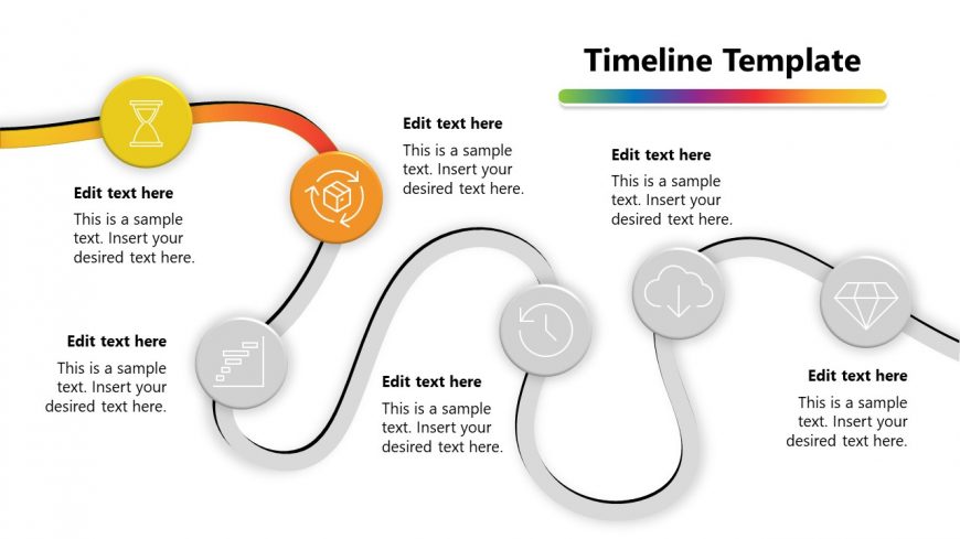 PPT Business Target  Milestone Template 