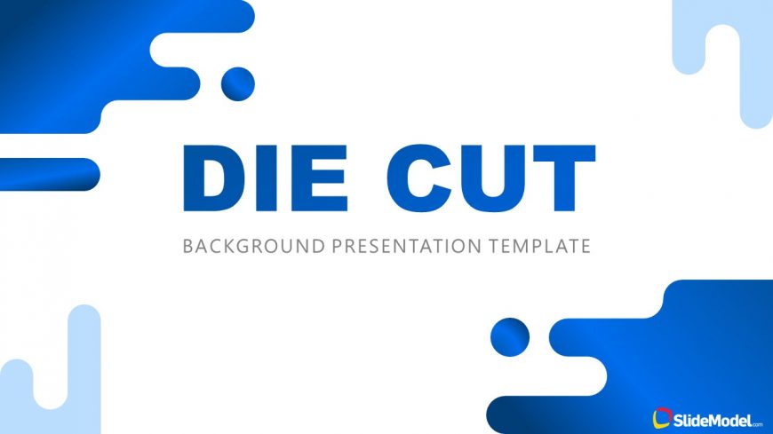 Die Cut Shapes Fluid Theme PowerPoint