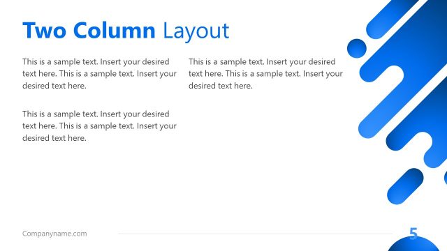 Business Proposals PowerPoint Die Cut Shapes Template