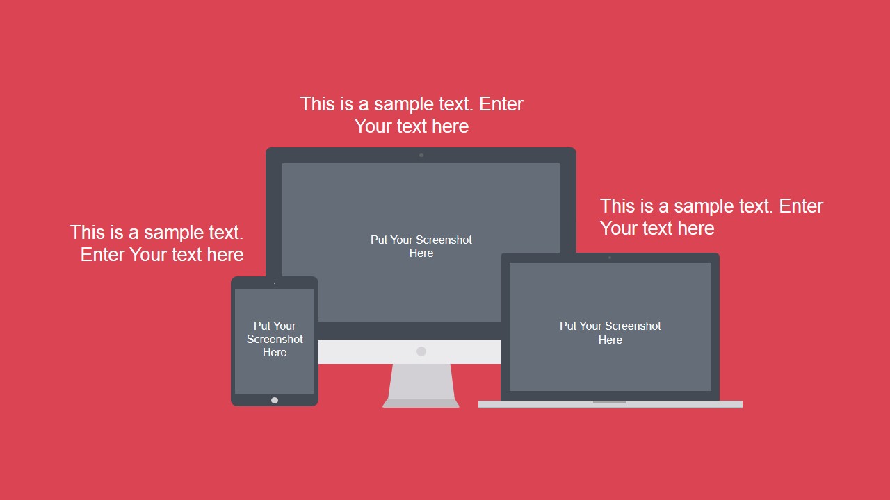 Responsive Design Slide for PowerPoint with Devices