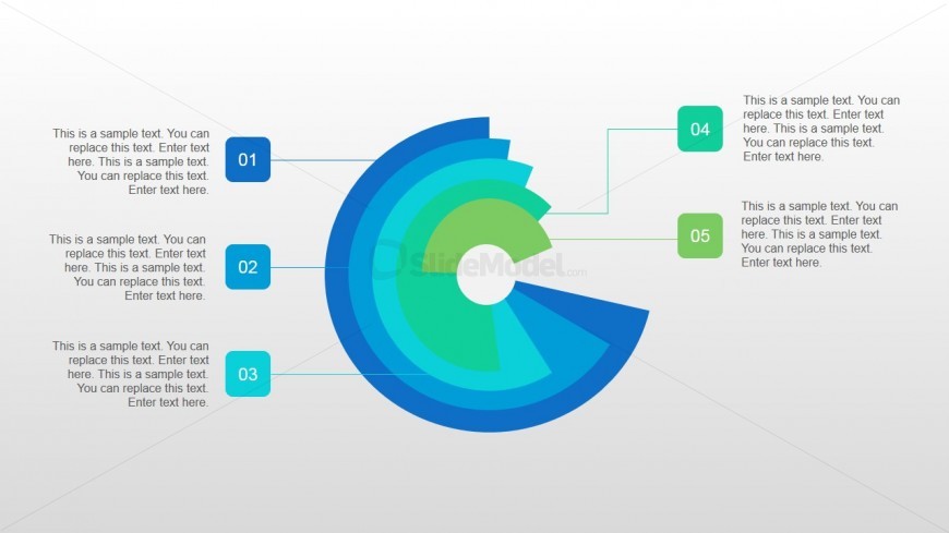 Circular Data Chart Slide Design for PowerPoint