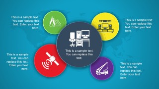 Animated Circles Slide Layout for PowerPoint with Icons