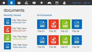 Metro Documents Page Slide Design