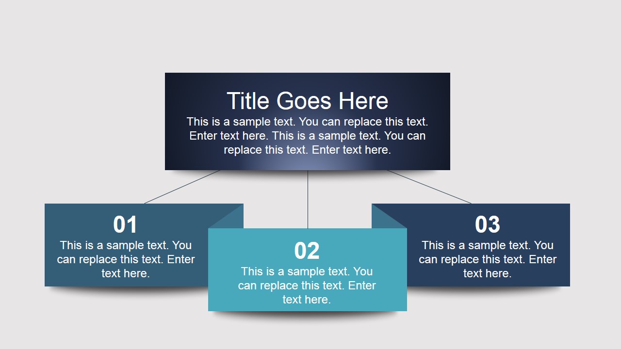 Simple Hierarchical Diagram for PowerPoint