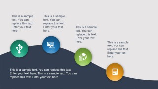 Presentation Content Slide Design with Icons