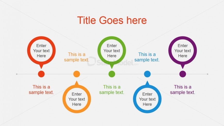 Professional Horizontal Project Timeline