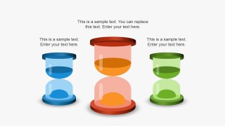 3D Sand Clock Illustrations for PowerPoint