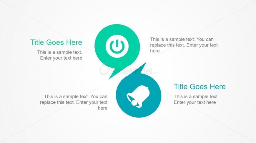 Simple Presentation Layout with Bubbles