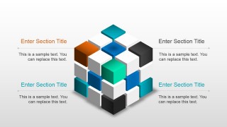 Creative 3D Magic Cube Slide Design for PowerPoint