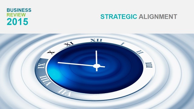 Strategic Alignment Section Slide Background