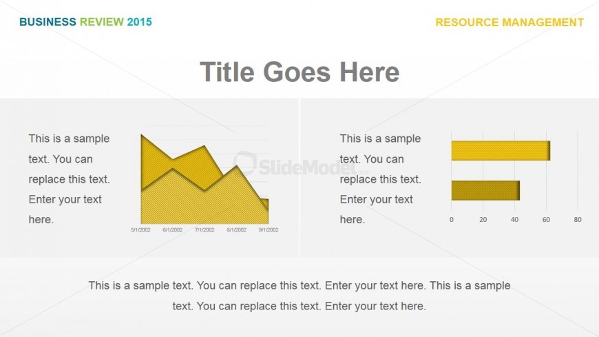 PowerPoint Area and Column Data Driven Charts