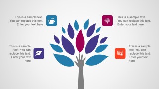 Hand & Tree Illustration for PowerPoint