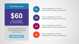 Price Slide Design Layout for PowerPoint