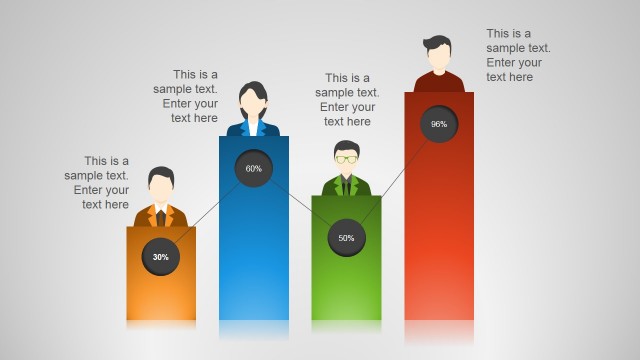 Employee Bar Chart for PowerPoint