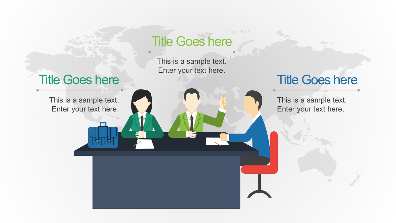 world map ppt template